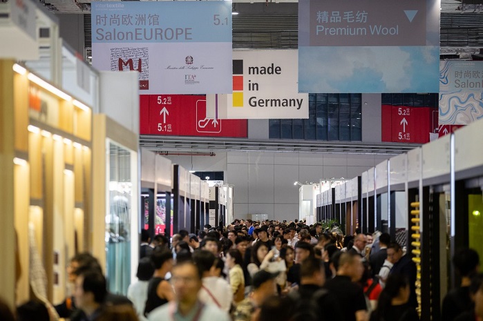 4,422 exhibitors from 33 countries and regions exhibited at the show. © Messe Frankfurt/ Intertextile Shanghai Apparel Fabrics 